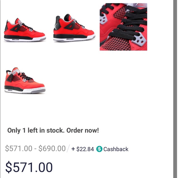 Air Jordan 4s Retro(GS) Toro Bravos MAKE OFFER - Picture 8 of 8